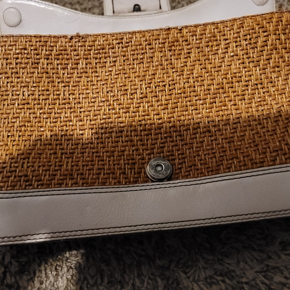 Maxx leather weave straw purse - Picture 11 of 11